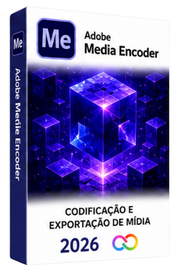 Caixa do Adobe Media Encoder 2026