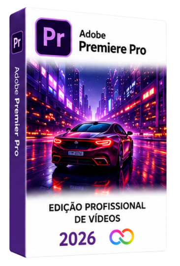 Caixa do Adobe Premiere Pro 2026